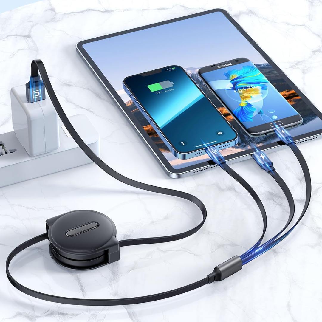 MultiCord Pro™ Aufrollbares Schnellladegerät