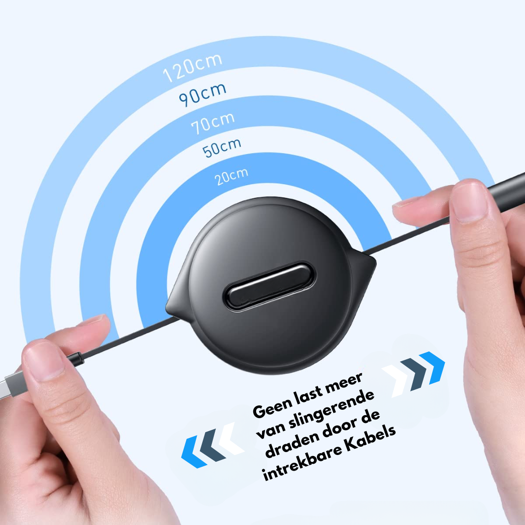 MultiCord Pro™ Aufrollbares Schnellladegerät