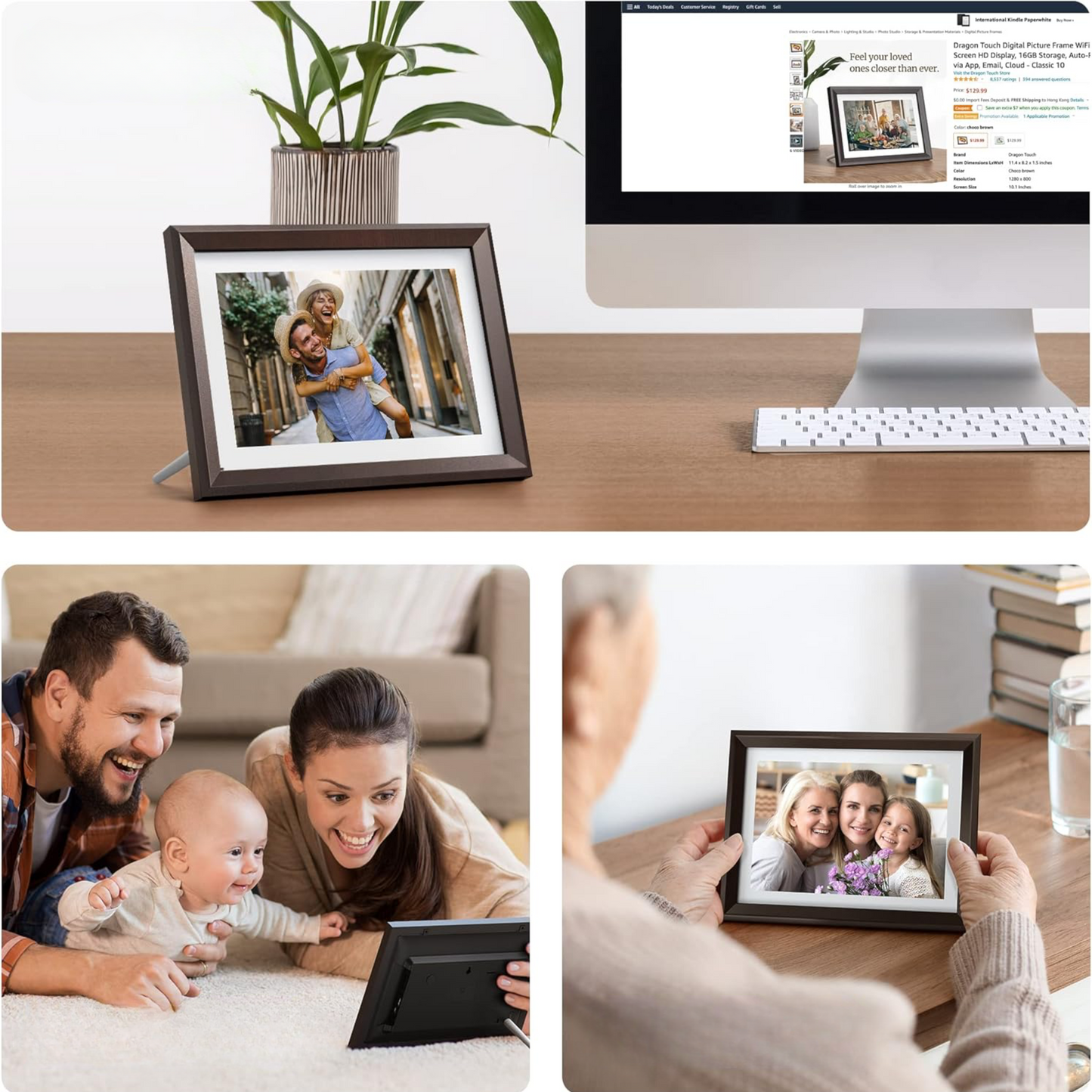 SnapView™ — digitaler Fotorahmen