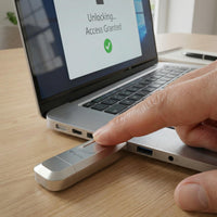 Gesicherter USB-Stick mit Fingerabdruck