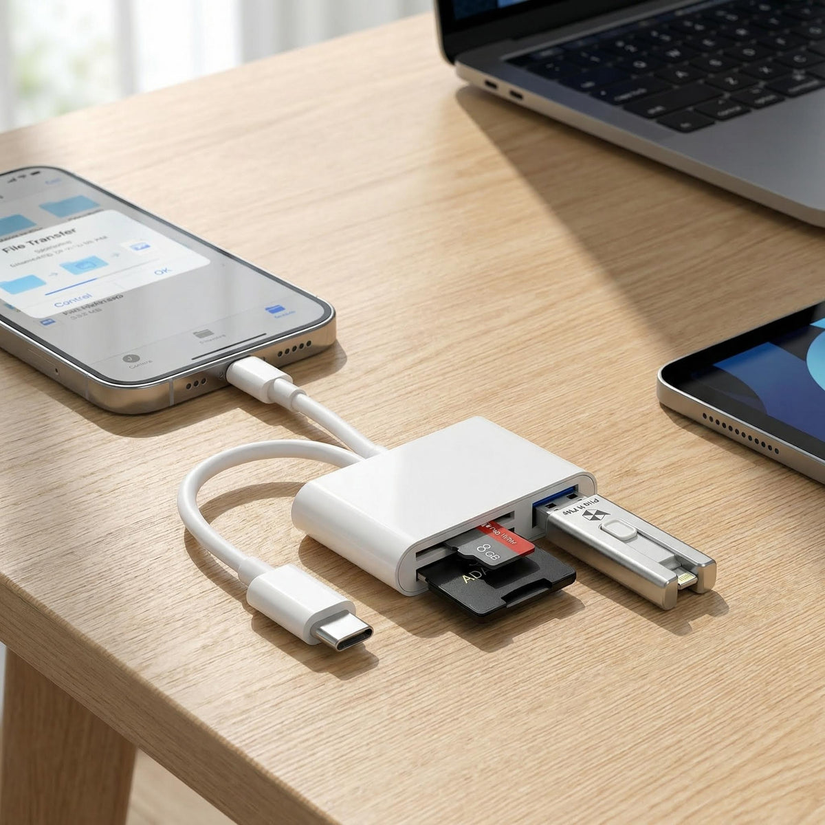 Multi-Kartenleser für Smartphone und PC