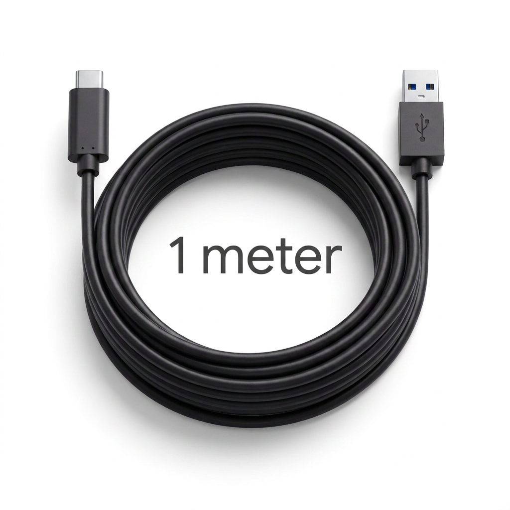 Extra langes USB-C-Kabel — 1 m Bewegungsfreiheit