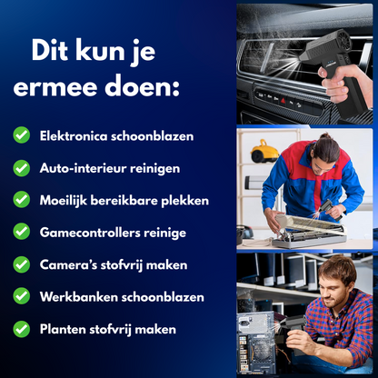 AirBlitz Pro™ — Kabelloser Staubbläser